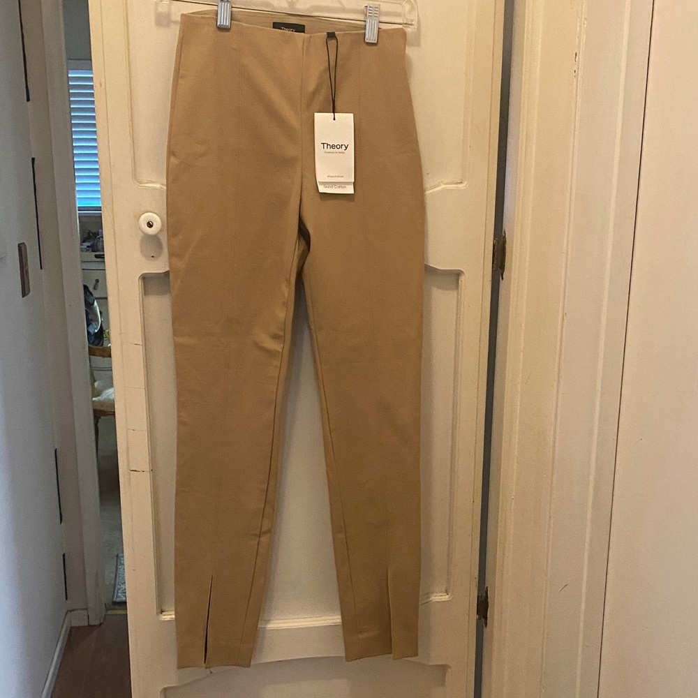 Theory slit pants, brand new, size 0